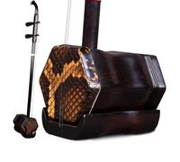 Violino Cinese Urheen A Due Corde In Legno Di Sandalo Nero Con Custodia, Arco, Corde Di Ricambio, Strumento Musicale Accordatore erhu