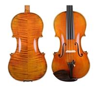 Violino con fiamma invertita sul retro