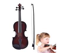 Violino Con Suono,Violino Giocattolo Musicale - Strumento Musicale con Corde Regolabili per Bambini, Adatto per Uso Quotidiano, Principianti, Viaggio, Casa, Famiglia, Compleanno, Collezione e