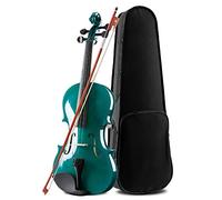 Violino Concerto con Custodia per Violino, 4 stringhe 4/4 Studente di violino a basso full size for antipasti, artigianali e acustici con custodia, prua, ponte, rosina, stoffa e corde di ricambio, ver