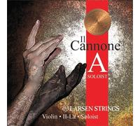 LARSEN STRINGS Corde per violino II Cannone - Violino 4/4 - Soloist - Corda singola La Warm & Broad, anima in nylon a fibre multifilamento, avvolta in alluminio, tensione 6,10/13.42