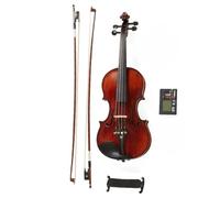 Violino Custodia Per 4/4 A Grandezza Naturale E Accessori Inclusi Accessori In Legno Massello Di Acero Ed Ebano Violini