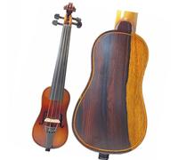 Violino da 5 3/4" bellissimo top in abete melodico con fondo in palissandro a grana uniforme