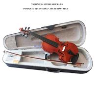VIOLINO DA STUDIO MISURA 3/4 COMPLETO DI CUSTODIA ARCHETTO E PECE
