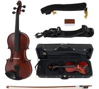 Classic Cantabile Brioso Violino 4/4 Set (Violino 4/4, tavola in abete massello, fondo e fasce in acero fiammato, in ustodia leggera, archetto e spalliera)