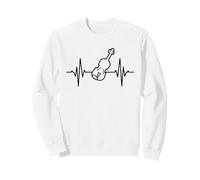 Violino ECG Heartline Fiddler Fiddle Felpa