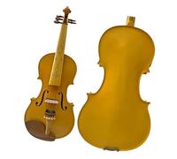Violino Elettrico 4/4 A 5 Corde In Acero Giallo Fatto A Mano Con Un Suono Splendido E Chiaro E Forte