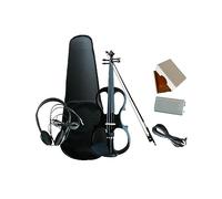 Violino Elettrico 4/4 Arco Per Violino Violino Elettronico Abbastanza (Color : Bk)