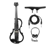 Violino Elettrico 4/4 Tecnologia Fiocco Di Neve Cuffie A Spalla Per Violino Elettrico Professionale Avanzato In Fibra Di Carbonio