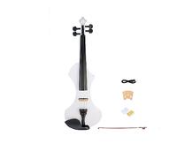 Violino Elettrico 4/4 Violino A Grandezza Naturale 4/4 Corde Di Violino Violino Principiante Muto Preamplificatore Ponte Archetto Custodia SET