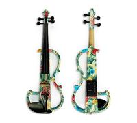 Violino Elettrico Avanzato Violino Muto In Legno Massello Full Size 4/4 Raccordi In Ebano Con Parti