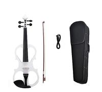 Violino Elettrico Balance Sound Full Size 4/4 Violino Elettrico Violino In Legno Massello Violino Elettrico Di Alto Livello SET Bianco