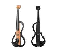 Violino Elettrico Full Size 4/4 Per Principianti Adolescenti Violino Muto In Fibra Di Carbonio Con Auricolari Per Spallacci