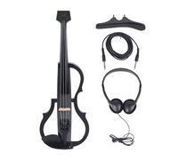 Violino Elettrico Full Size 4/4, Violino Elettrico Professionale Silenzioso in ABS in Fibra di Carbonio Premium, Violino Elettrico con Pick Up Pro, Violino Elettrico Resistente