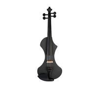 Violino Elettrico Nero 4/4 Full Size Fatto A Mano Con Custodia E Cuffie