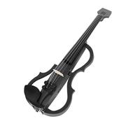 Violino Elettrico Silenzioso 4/4 In Fibra Di Carbonio Con Custodia Per Il Trasporto Dell'arco Cavo Per Cuffie Accessori Per Il Resto Della Spalla(Set 9)