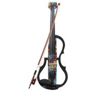 Violino Elettroacustico Senza Testa Silenzioso In Fibra Di Carbonio Elettronico Per Adulti Di Livello Professionale(I)