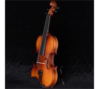 Violino Fatto A Mano In Legno Massello Per Principianti E Adulti Per Esercitarsi E Testare Il (L-Brown,1/8)