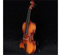 Violino Fatto A Mano In Legno Massello Per Principianti E Adulti Per Esercitarsi E Testare Il Violino(L-Brown,4/4)
