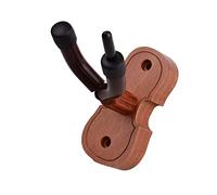 Violino Gancio in Mogano in Legno a Parete Violino Montare una Forma di Violino Unica per lo Studio di Casa L'uso con Accessori per Violino del Supporto per Prua Include Viti di