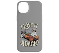 Violino Gatto Musica Classica Adagio Gattino Violinista Custodia per iPhone 14 Plus