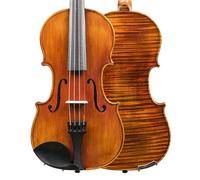 Violino Grado di prestazione professionale solista di violino in legno massello puramente fatto a mano (Color : 3/4)