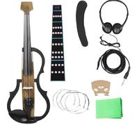 Violino Grano Di Legno 4/4 Violino Elettroacustico Auricolari Per Violino Elettroacustico Silenzioso Intelligente Collegamento Di Accessori Per Violino