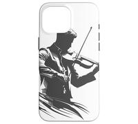 Violino Guy Musica grafica barocca per ragazzi Custodia per iPhone 16 Pro Max
