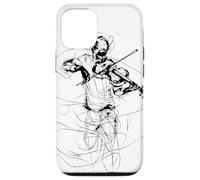 Violino Guy Sketch Violoncello Musica popolare Custodia per iPhone 12/12 Pro