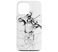 Violino Guy Sketch Violoncello Musica popolare Custodia per iPhone 13 Pro Max