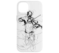 Violino Guy Sketch Violoncello Musica popolare Custodia per iPhone 14 Plus