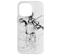 Violino Guy Sketch Violoncello Musica popolare Custodia per iPhone 14 Pro Max