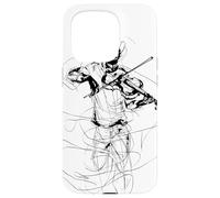 Violino Guy Sketch Violoncello Musica popolare Custodia per iPhone 15 Pro
