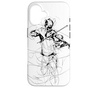 Violino Guy Sketch Violoncello Musica popolare Custodia per iPhone 16