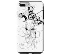 Violino Guy Sketch Violoncello Musica popolare Custodia per iPhone 7 Plus/8 Plus