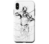 Violino Guy Sketch Violoncello Musica popolare Custodia per iPhone XS Max