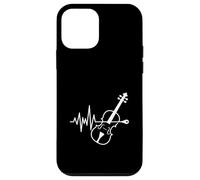 Violino Heartbeat Line Orchestra Music Lover Custodia per iPhone 12 mini