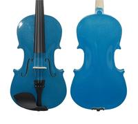 Violino Il Violino Acustico Blu Per Principianti Include Custodia Per Arco Poggiaspalla E Sordina(Size 1 4)