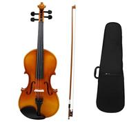 Violino Il Violino In Legno Massello Di Abete Rosso Ha Una Qualità Del Suono Chiara Ed È Adatto Ai Principianti Per Esercitarsi In Tutte Le Fasi(3/4)