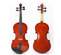 Violino Il Violino In Legno Massello Rosso A Grandezza Naturale È Adatto Ai Principianti Del Violino Per Esercitarsi In Tutte Le Fasi Dell'apprendimento E Del Gioco.(1/16)