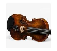 Violino in ebano modello tigre violino in legno massello per violino da performance per principianti adulti(Dark brown,1-2)