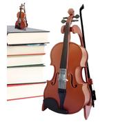 Violino In Miniatura - Modello Strumento Musicale Da Scrivania | Modello Decorativo Realistico Per Libreria Comodino Scrivania Casa