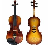 Violino Intarsio di violino fatto a mano 4/4, bella conchiglia e disegno posteriore, suono enorme e potente