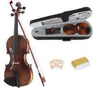Violino Misura 1/2 per Scuola in Legno Acero Kit con Custodia Archetto Colofonia
