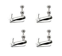 violino parti accessori 4 PZ -1/2,1/8,1/4,3/4,4/4 Violin Fine Tuner Fiddle String String Accessory Accessors Parts (Color : 1/2)