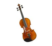 Violino per adulti Full Size top abete posteriore in acero tastiera ebano modello puzzle fatto a mano (4/4)