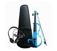 Violino per adulti nero fatto a mano elettronico per adulti strumento a corda 4/4 (blu)