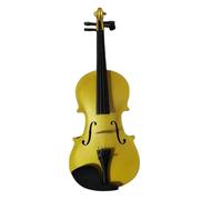Violino per adulti originale in compensato di abete rosso in lega di alluminio 4/4 strumento violino (giallo)