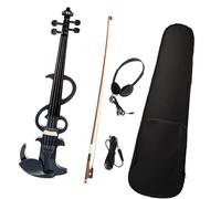 violino per principianti 1 Set Di Violino Elettrico Silenzioso A Grandezza Naturale Con Custodia Per Il Trasporto, Cavo Per Cuffie Ad Arco, Strumento Ad Arco Professionale