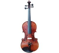 Violino per principianti 4/4 Violino Professionale Fatto A Mano Set Di Violini In Legno Massello Di Acero A Strisce Naturali A Grandezza Naturale Per Principianti E Suonatori Di Violino